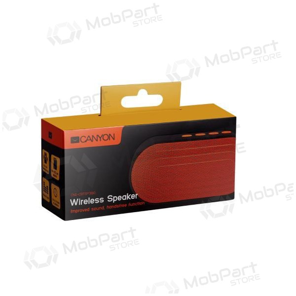 Bluetooth bærbar topphøyttaler CANYON CNE-CBTSP3BO (MicroSD, AUX, BT V4.2, 300mAh)