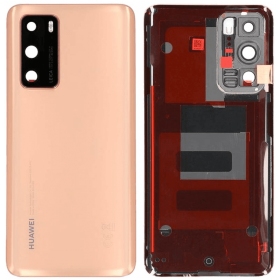 Huawei P40 bakdeksel (roségull) (originalt)