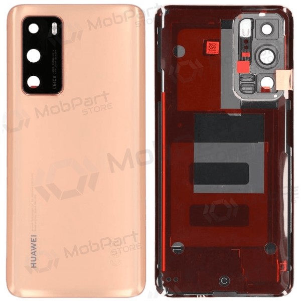 Huawei P40 bakdeksel (roségull) (originalt)