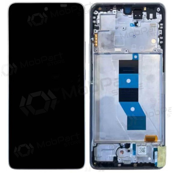 Xiaomi Poco M7 Pro 5G skjerm (sølvgrå) (med ramme) (original)