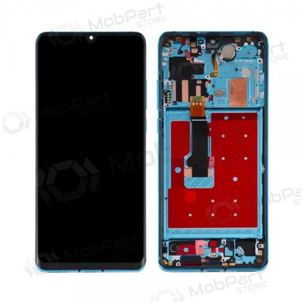 Huawei P30 PRO skjerm (Aurora) (med ramme) (OLED)