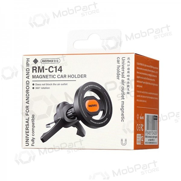 Mobilholder Remax RM-C14 MagSafe (air vent) svart