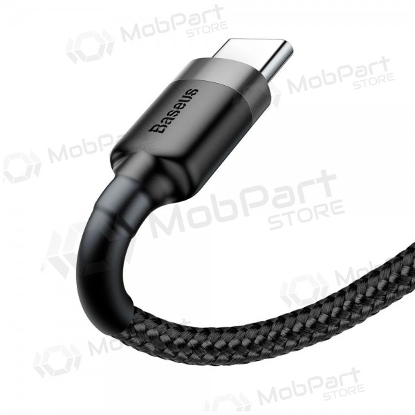 USB-kabel Baseus Cafule Type-C 2.0m 2.0A (grå-svart) CATKLF-CG1