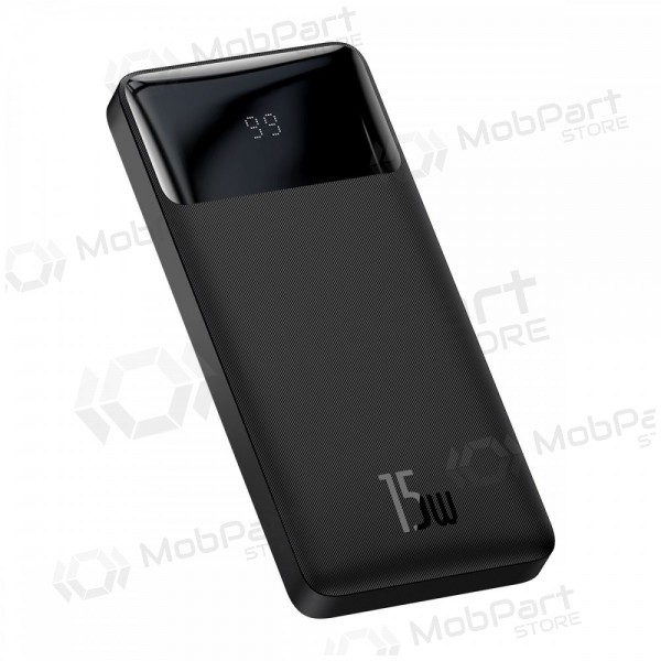 Powerbank Power Bank Baseus Bipow Type-C PD+2xQuick Charge 3.0 15W 10000mAh svart PPBD050001 Powerbank Power Bank Baseus Bipow Type-C PD+2xQuick Charge 3.0 15W 10000mAh svart PPBD050001
