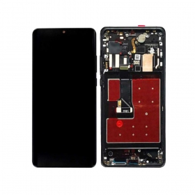 Huawei P30 PRO skjerm (svart) (med ramme) (OLED)