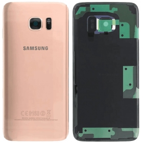 Samsung Galaxy S7 Edge bakdeksel (rose gull) (originalt)