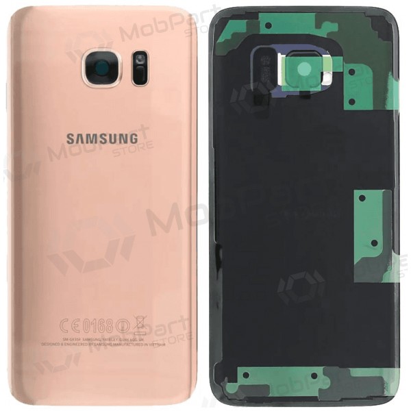 Samsung Galaxy S7 Edge bakdeksel (rose gull) (originalt)