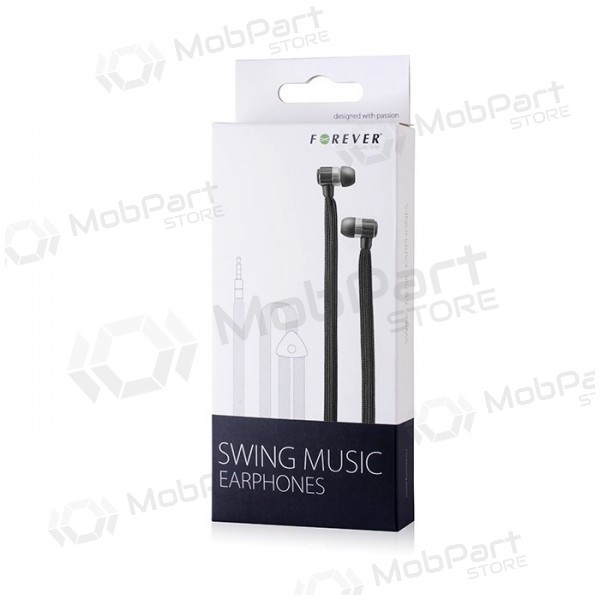 Hodetelefoner / ørepropper Forever Swing Music 3,5mm (svart)