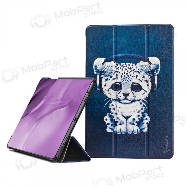 Samsung Galaxy Tab A9+, Tab A11+ deksel - Smart Leather (sad cat)