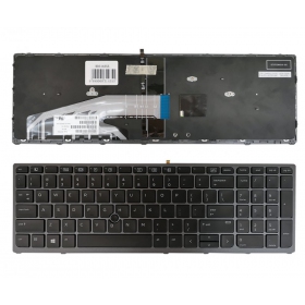 HP ZBook 15 G3, G4, 17 G3, G4 (US) su pašvietimu tastatur