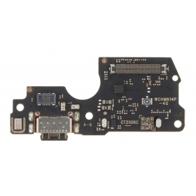 Xiaomi Redmi Note 14 Pro 4G ladekontakt og mikrofon med flex (service pack) (original)