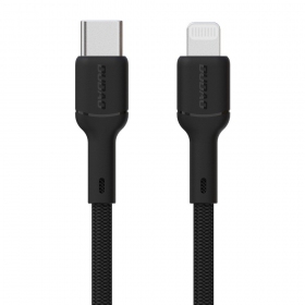 Lightning-kabel Dudao L9X USB-C til Lightning 1 m 30 W svart