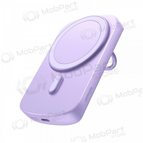 Powerbank Power Bank Joyroom JR-W030 20W Magnetic Wireless 6000mAh violetinė Powerbank Power Bank Joyroom JR-W030 20W Magnetic Wireless 6000mAh violetinė