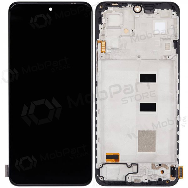 Xiaomi Redmi Note 12 4G skjerm (grå) (med ramme) (Premium) Xiaomi Redmi Note 12 4G skjerm (grå) (med ramme) (Premium)