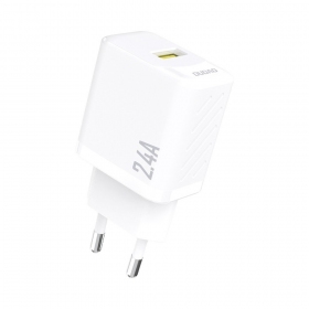 Telefonlader Dudao A23 12 W USB-A hvit