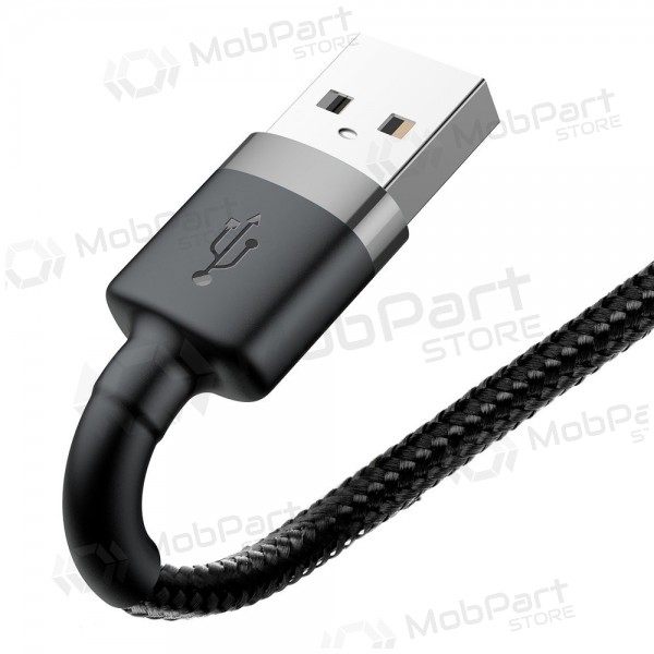 USB kabel Baseus Cafule USB-A to Lightning 1.5A 2.0m grå-svart CALKLF-CG1