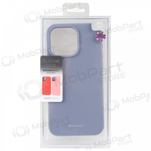 Deksel / etui Mercury Silicone Case Apple iPhone 16e levandos grått Deksel / etui Mercury Silicone Case Apple iPhone 16e levandos grått