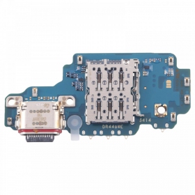Samsung S938 Galaxy S25 Ultra ladekontakt og mikrofon med flex (service pack) (original)