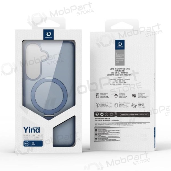 Samsung Galaxy S26 Ultra deksel - Dux Ducis Yind Magnetic Stand (mørkeblå)