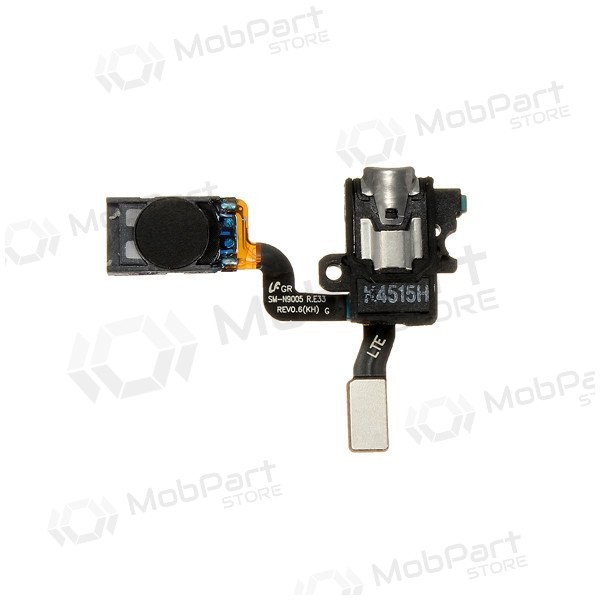 Samsung N9000 Galaxy Note 3 / N9005 Galaxy Note 3 høyttalerens flex kabel-kontakt (brukt, original)