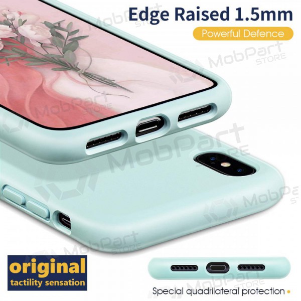 Apple iPhone 13 deksel - Liquid Silicone 1.5mm (mint)