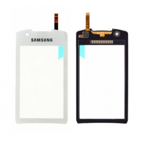 Samsung s5620 Monte berøringssensitivt glass (hvit)