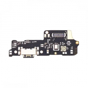 Xiaomi Redmi 10C, Poco C40 ladekontakt og mikrofon med flex (service pack) (original)
