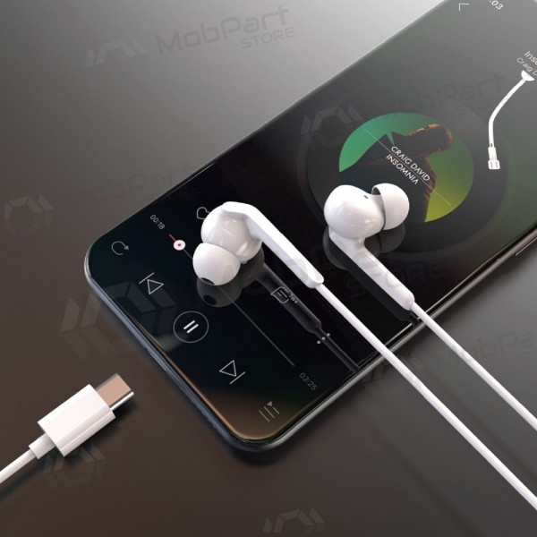 USB-C hodetelefoner Dudao X3C+ hvit