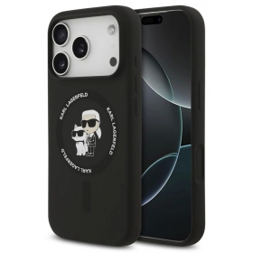 Apple iPhone 17 Pro deksel -Karl Lagerfeld Liquid Silicone Karl and Choupette MagSafe-