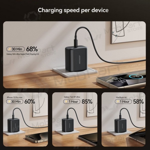 Lader Joyroom JR-TCG13 45W GaN USB-C svart