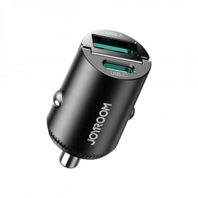 Billader Joyroom JR-CCN18 65 W USB-C + USB-A svart