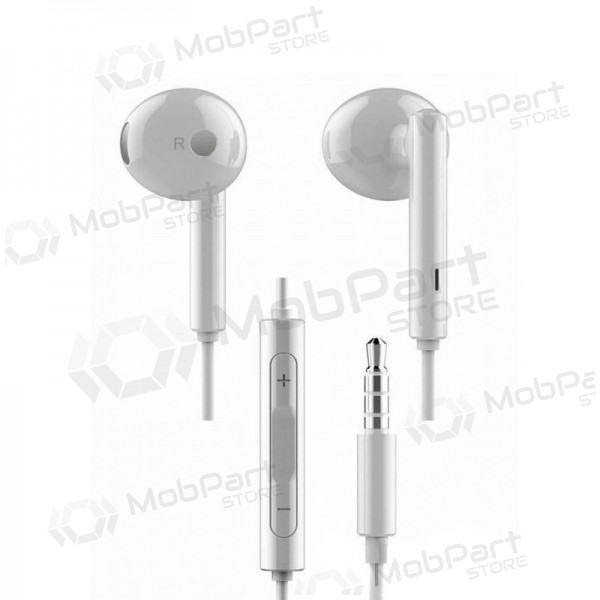 Huawei AM115 P8 / P8 lite / P9 / P9 Plus / P9 lite 3,5mm hodetelefoner / headset (hvitt) (original)