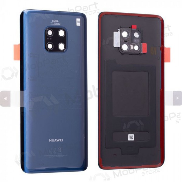 Huawei Mate 20 Pro bakside blå (Midnight Blue) (brukt grade B, original)