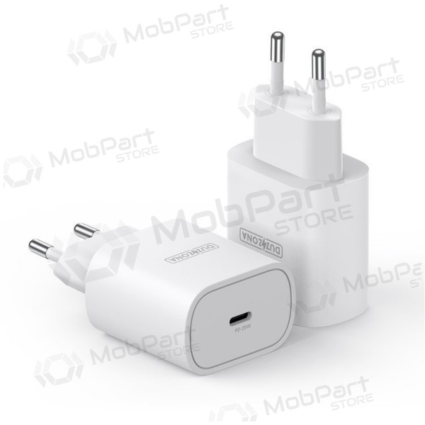 Lader buitinis DUZZONA T6 PD25W Type-C hvit