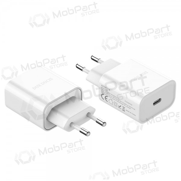 Lader Dux Ducis C50 PD 20W Quick Charge (hvit)