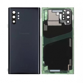 Samsung N975F Galaxy Note 10 Plus bakside svart (Aura Black) (brukt grade C, original)