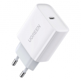 Lader buitinis Ugreen CD137 USB-C 20W 3A hvit