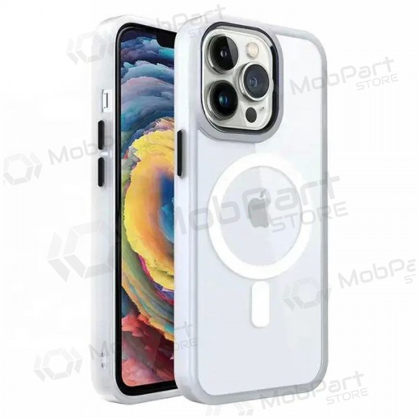 Apple iPhone 15 Pro deksel „Premium Mag Cover“ (hvit) Apple iPhone 15 Pro deksel „Premium Mag Cover“ (hvit)