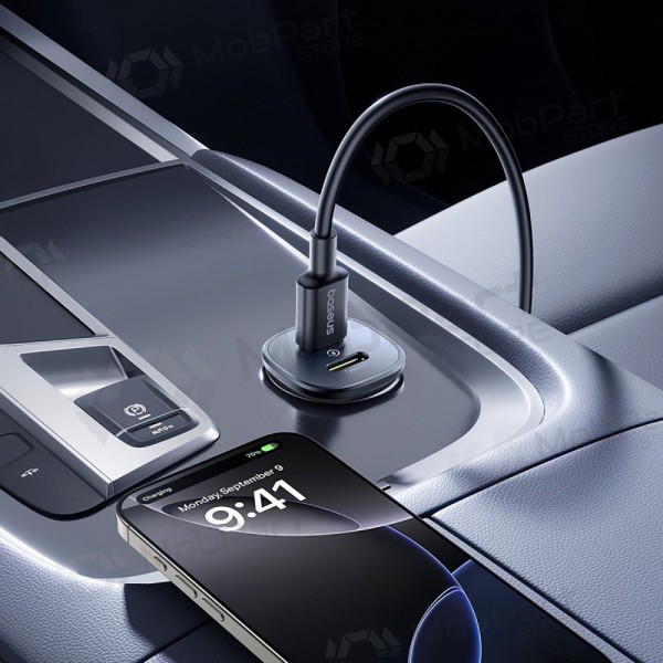 Lader for biler Baseus GoTrip 2xUSB-C 30W svart C00072300123-01