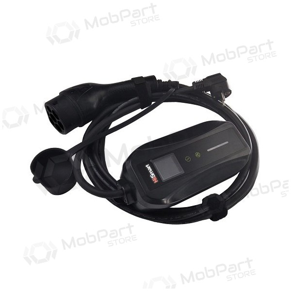 Elektromobilio nešiojamas lader GB/T - Schuko (220V), 6-16A, 3.5kW, 1-fazė, 5m