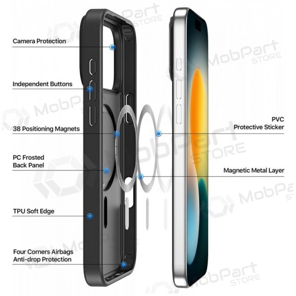 Samsung Galaxy S26+ deksel - Dux Ducis Yind MagSafe (svart)