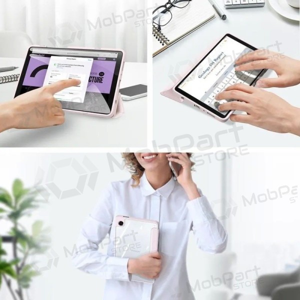 Samsung Galaxy Tab A9 Plus 11.0, A11 Plus 11.0 deksel - Dux Ducis Toby (rosa)