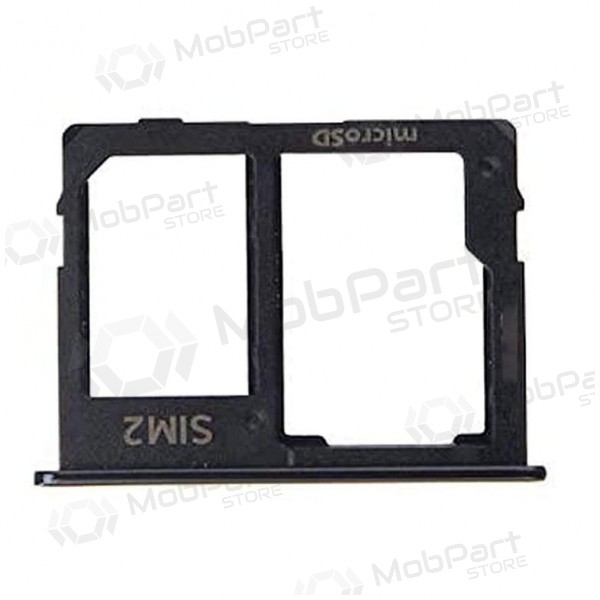 Samsung J415 Galaxy J4+ 2018 SIM kortholder (2stk) (svart)