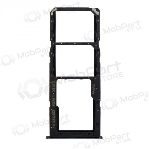 Samsung A715 Galaxy A71 2020 SIM kortholder (svart) (service pack) (original)
