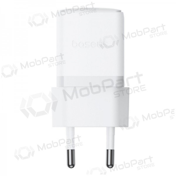 Lader Baseus Palm 20W USB-C + USB-C to USB-C cable 1.0m hvit P10111602213-01