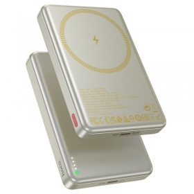 Powerbank Power Bank Hoco Q26A PD20W Magnetic 10000mAh gyllent