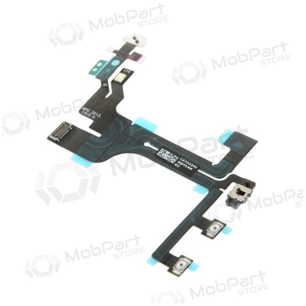 Apple iPhone 5C on / off (įjungimo), lydkontroll flex kabel-kontakt Apple iPhone 5C on / off (įjungimo), lydkontroll flex kabel-kontakt