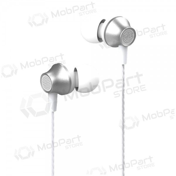 Hodetelefoner / ørepropper Devia Metal In-ear 3,5mm (sølvgrått)