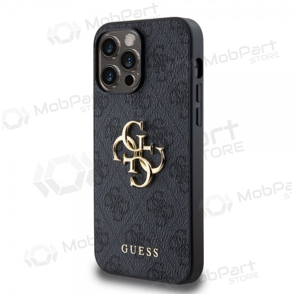Apple iPhone 14 Pro Max deksel - Guess PU 4G Metal Logo (grå)