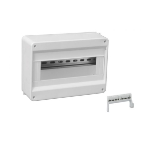 Pawbol 12 mod. virštinkinis skydelis C.2071 (be durelių,med įžeminimo gnybtais, hvit)